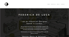 Desktop Screenshot of federicadeluca.com